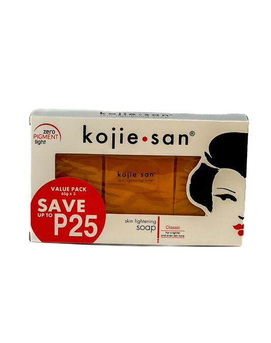 Kojie San - Skin Lightening Kojic Acid Soap (3x65g)