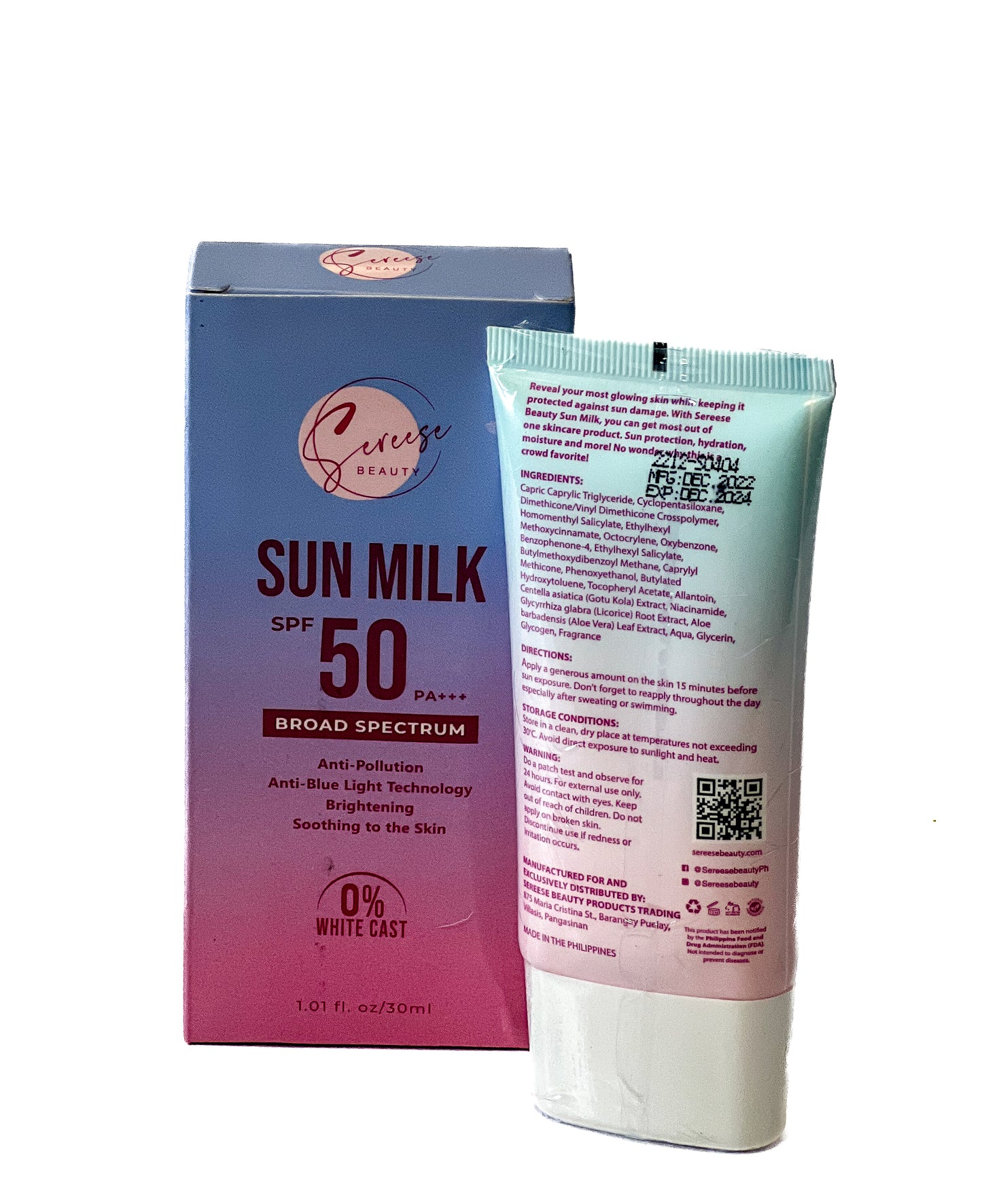 Sereese - Sun Milk SPF50 (30ml)