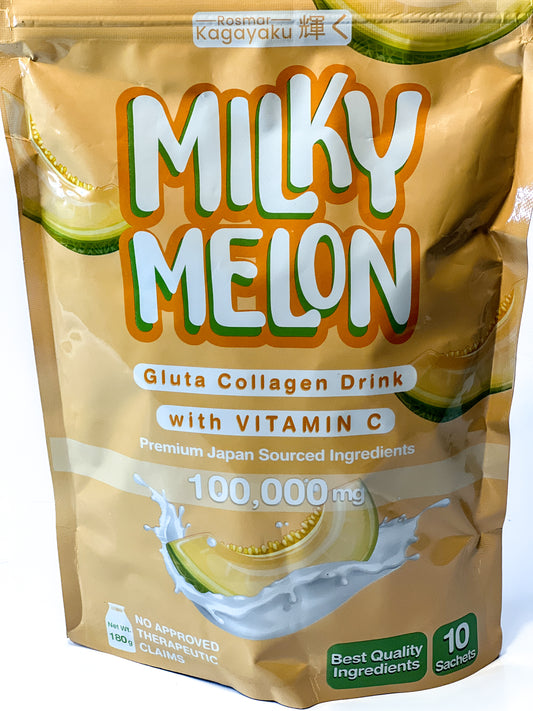 Rosmar - Kagayaku Milky Melon Gluta Collagen Drink with Vit C (10 sachets)